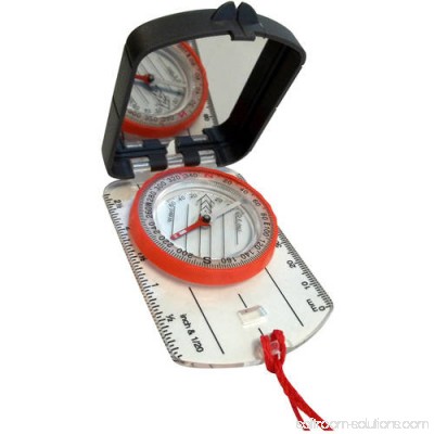 Alpine Mountain Gear Map Compass with Mirror 555371044
